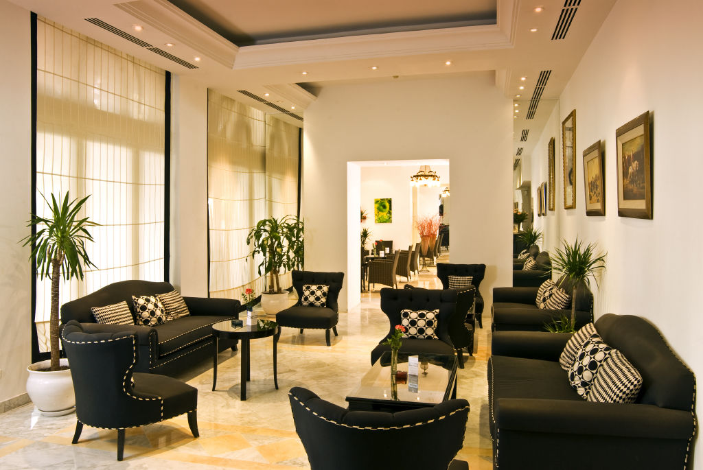 ホテル ラ メゾン ブランシェ チュニス エクステリア 写真 The lobby of the hotel
